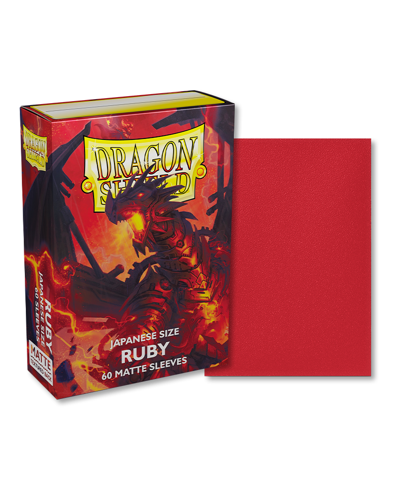 Dragon Shield - Ruby - Matte Sleeves - Japanese Size
