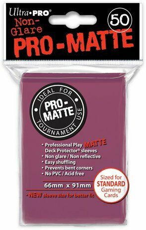 Ultra Pro - 50ct Pro-Matte Blackberry Standard Deck Protectors