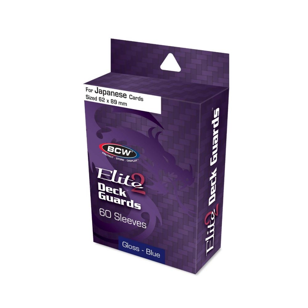 BCW Deck Guard: Elite2 Small sleeves - Blue (60ct)