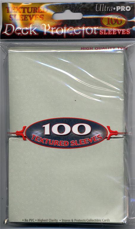 Ultra Pro Textured Deck Protector Sleeves Pack of 100 in Ivory