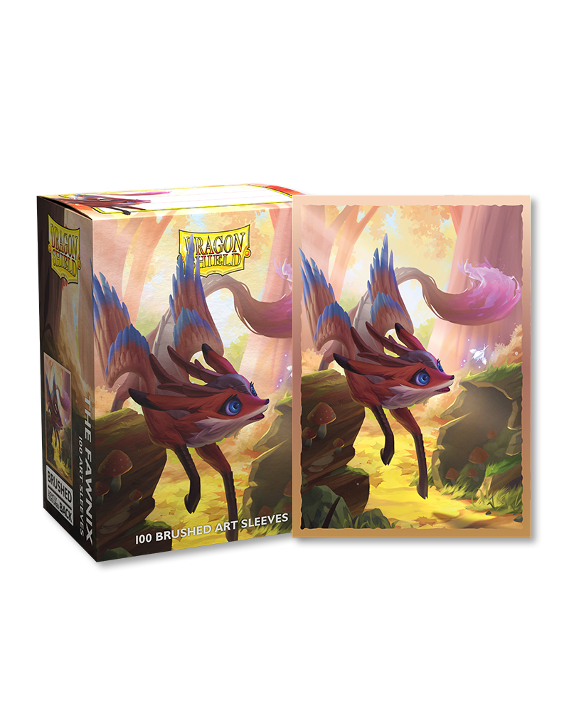 Dragon Shield - The Fawnix - Brushed Art Sleeves - Standard Size