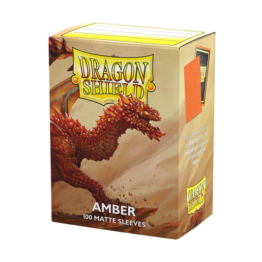 Dragon Shield Player's Choice Matte Sleeves - Amber (100-Pack) - Dragon Shield Card Sleeves