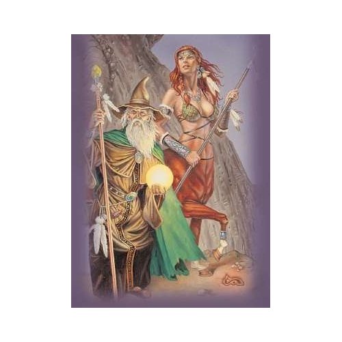 Ultra Pro Gallery Deck Protectors Clyde Caldwell Wizard & Centaur Defenders of the Dragon 3 of 3 (50 ct)