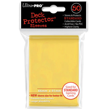 Ultra Pro Standard Sleeves - Yellow (50 ct.)